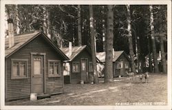 Cabins - Yosemite Lodge California Postcard Postcard Postcard