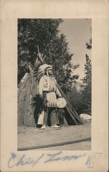 Chief Lemee 1949 Yosemite, CA Postcard Postcard Postcard