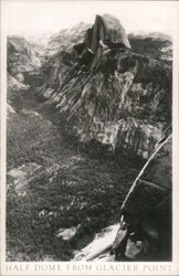 Half Dome from Glacier Point Postcard