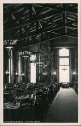 The Rhwahnee Dining Room Yosemite, CA Postcard Postcard Postcard