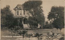 Treasurer's Residence - Veterans Home Postcard