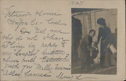 Woman Holding Camera, Chinese, Veteran's Home Postcard