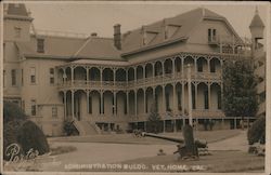 Administration Building, Veterans Home Postcard