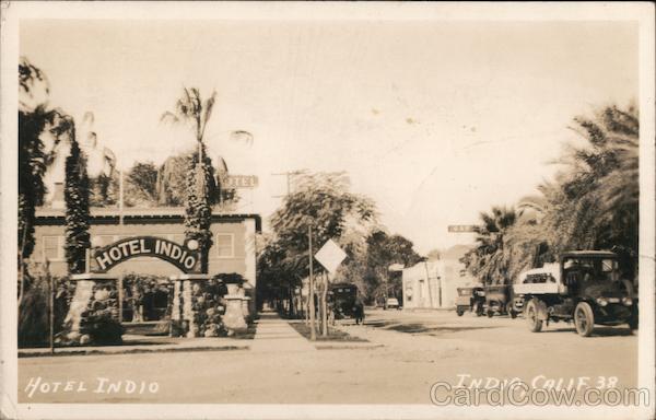 Hotel Indio California Postcard