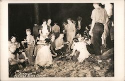 Barbecue at Feather River Camp Postcard