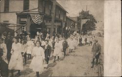 Children in a Parade Ferndale, CA Postcard Postcard Postcard