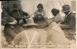 Indians Favorite Pastime - Fort Bidwell Fair, 1922 California Postcard Postcard Postcard