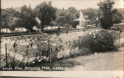 Stark Pool, Memorial Park Postcard