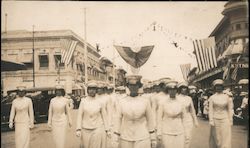 Women in Parade: Drill Team at SPRSI Convention San Luis Obispo, CA Postcard Postcard Postcard