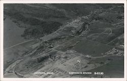 Aerial View of Hayfork, California Postcard