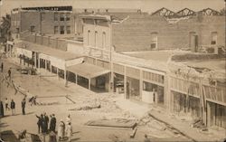 Damaged Buildings on Main Street after Earthquake Hemet, CA S. I. White Postcard Postcard Postcard