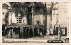 Entrance Chinese Theater Hollywood, CA Postcard Postcard Postcard