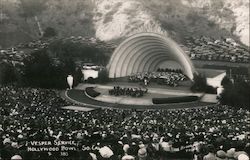 Vesper Service at the Hollywood Bowl Postcard