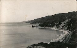 Inceville Coastline, Movie Studio Location? Pacific Palisades, CA Postcard Postcard Postcard