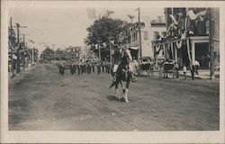 A Parade on Main Street Jackson, CA Postcard Postcard Postcard