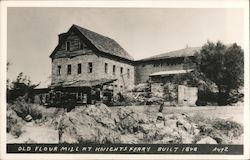 Old Flour Mill at Knights Ferry - Built in 1848 Postcard