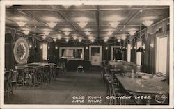 Club Room in Cal-Neva Lodge Postcard