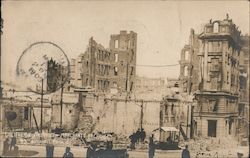 Earthquake Ruins Merchants Exchange California & Kearny Street San Francisco, CA Bushnell Photo Postcard Postcard Postcard