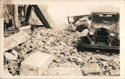 Long Beach Earthquake March 10, 1933 Postcard