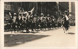 Knights Templar Convention in 1916 Postcard