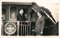 1941 Sunset Limited Studio Train Photo LA to NY Los Angeles, CA Postcard Postcard Postcard