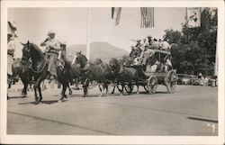 Parade, Stage Coach Mendocino, CA Postcard Postcard Postcard