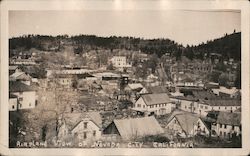 Airplane View of City Nevada City, CA Postcard Postcard Postcard