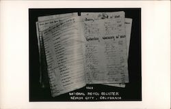 National Hotel Register Postcard