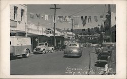 Street Scene, July 4, 1952 Nevada City, CA Postcard Postcard Postcard