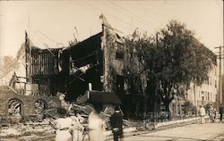 1914 Hotel Maryland Fire Pasadena, CA Postcard Postcard Postcard