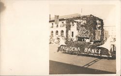 Pasadena Banks Parade Float Postcard