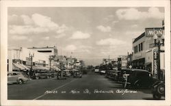 North on Main St. Postcard