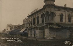 East Side of Main St. Porterville, CA Postcard Postcard Postcard