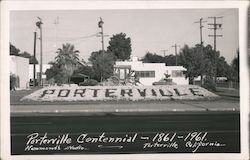 Porterville Centennial -- 1861-1961 California Postcard Postcard Postcard