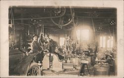 Iron Works Shop Interior Redding, CA Postcard Postcard Postcard