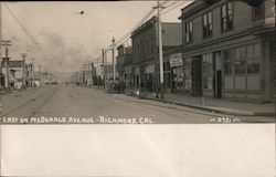 East on McDonald Avenue Richmond, CA Postcard Postcard Postcard