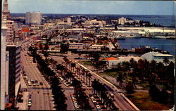 Biscayne Boulevard Looking North Miami, FL Postcard Postcard