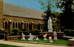 Shrine Of Our Lady Of The Woods, Catholic Church Prudenville, MI Postcard Postcard