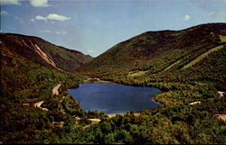 Echo Lake From Artists Bluff Franconia Notch, NH Postcard Postcard