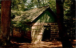 Old Log Chapel, Turkey Run State Park Postcard