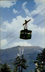 New Hampshire Aerial Tramway In Franconia Notch Postcard Postcard