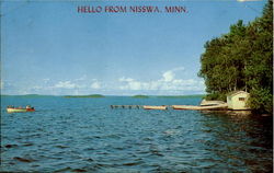 Hello From Nisswa Minnesota Postcard Postcard