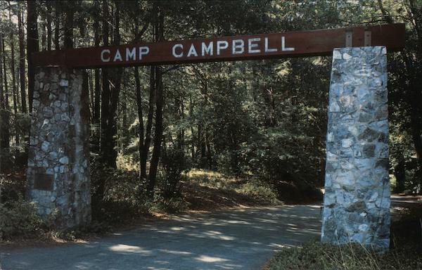 Ymca Camp Campbell Highway 9 Boulder Creek Ca Postcard