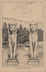 Los Gatos (The Cats) California Postcard Postcard Postcard