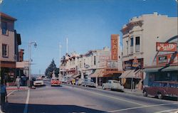 Bridgeway Ave. Sausalito, California Postcard