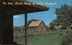 North Dakota Ranch Home of Teddy Roosevelt Postcard