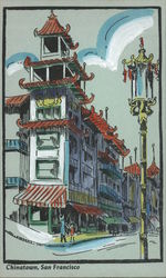 Chinatown, San Francisco California Postcard Postcard Postcard