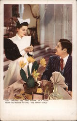 Judy Garland and John Hodiak in "The Harvey Girls" Movie and Television Advertising Postcard Postcard Postcard