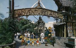 Disneyland, Adventureland Safari Postcard