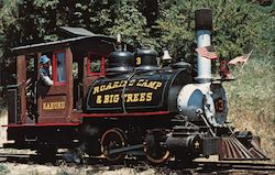 Kahuku Baldwin Roaring Camp & Big Trees Narrow-Gauge Railroad Locomotive #3 Postcard